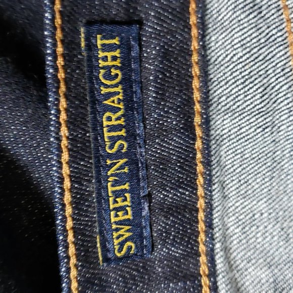 Lucky Brand Sweet N Straight Crop Dark Indigo Denim 8 NWOT - Picture 8 of 9